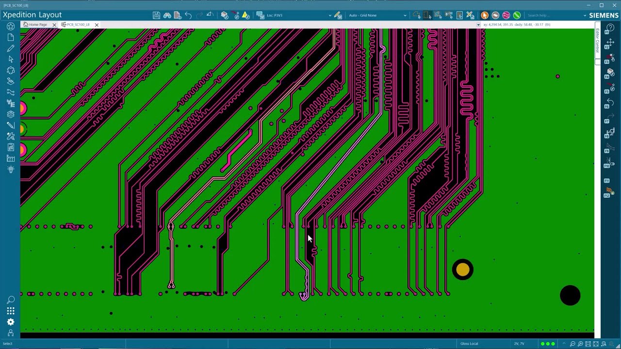 What's new in Xpedition 2409: sawtooth tuning with complex vias