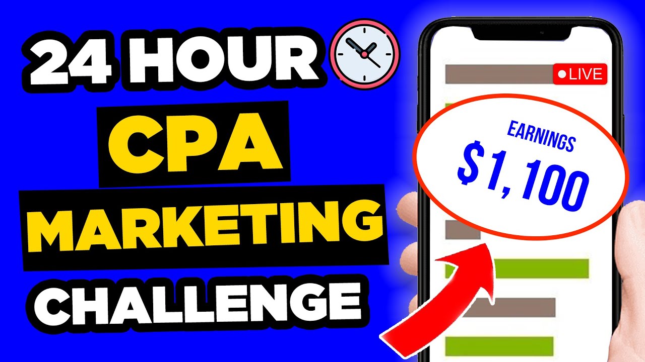 I Tried CPA Marketing With NO MONEY For 24 Hours (Insane Results)