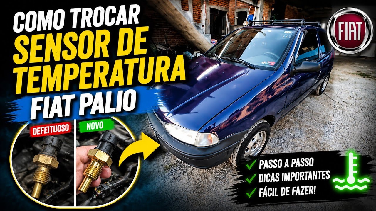 Como trocar cebolao da temperatura do palio G1 97, tocando para o modelo original PARTE 2