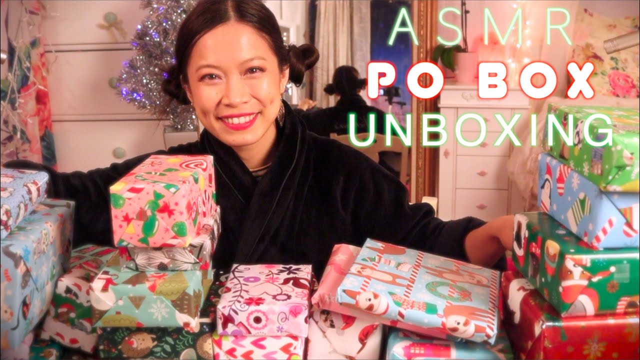 ASMR 📦 2 HRS: HUUUGE P.O.Box Unboxing/ Unloading/ Unwrapping/ Show & Tell/ Kitty Cameo