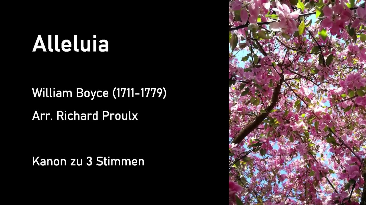William Boyce: Alleluia - Kanon