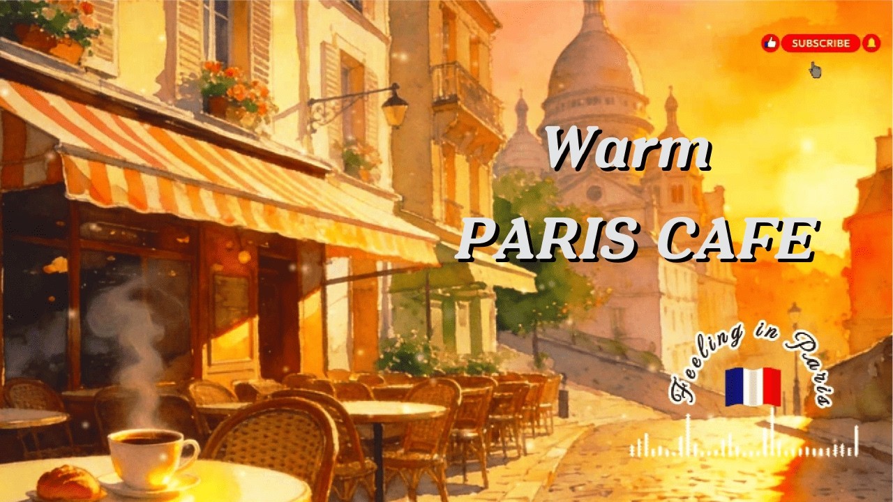Accordéon et Café Chaud • French Cafe Music Piano & Accordion