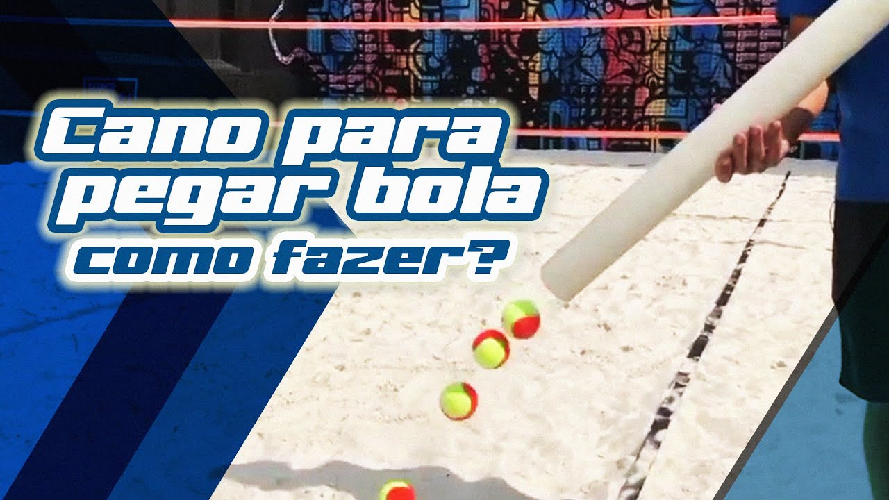 Como fazer cano para recolher bolas de beach tennis e tênis