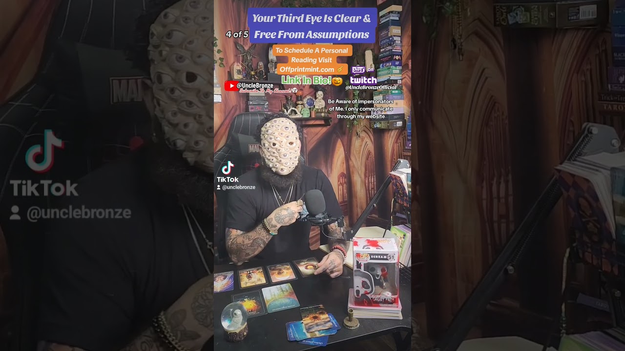Your Third Eye Is Clear & Free From Assumptions #lawofattraction #divination #tarot