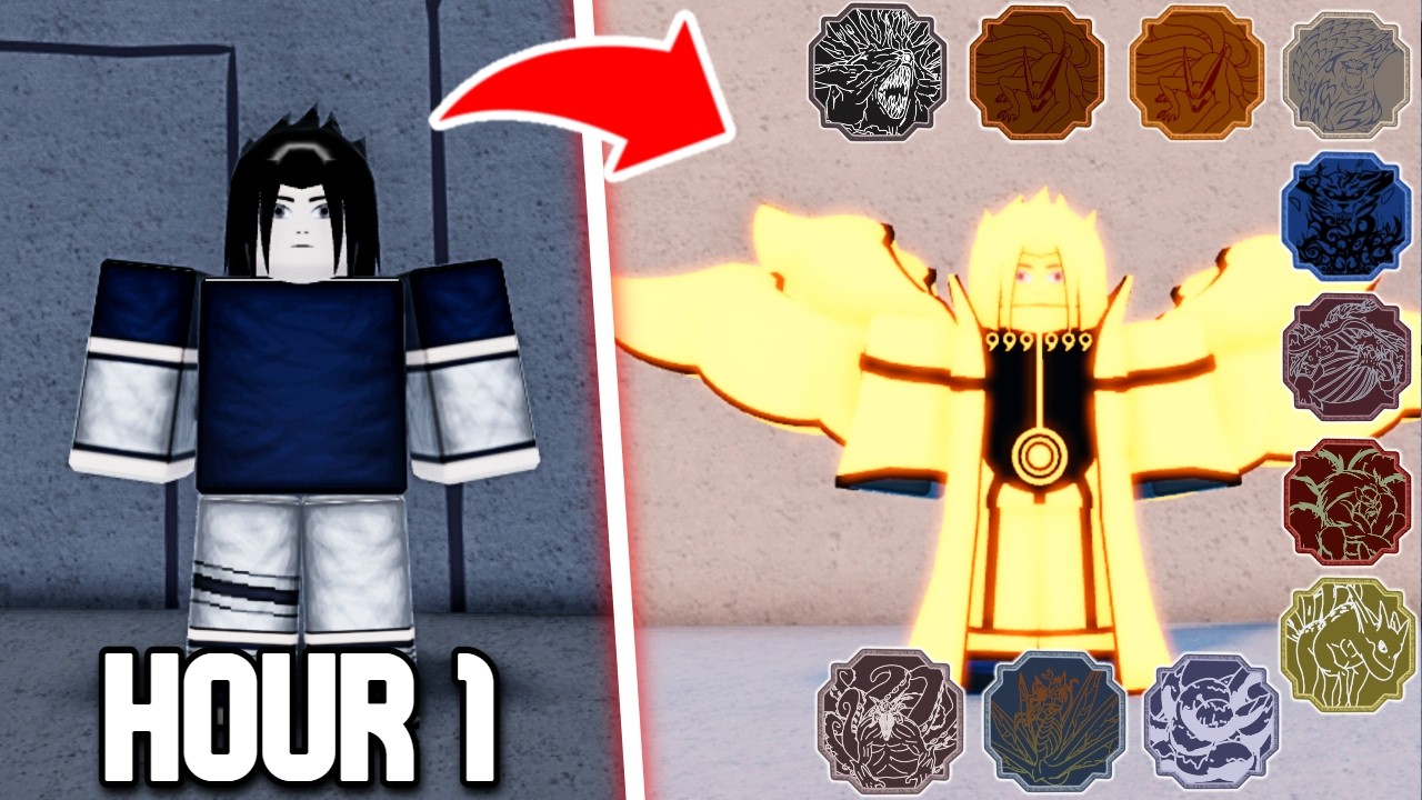 Я играл в Shindo Life, пока не открыл ВСЕХ Хвостатых Зверей 1-го поколения (Roblox)