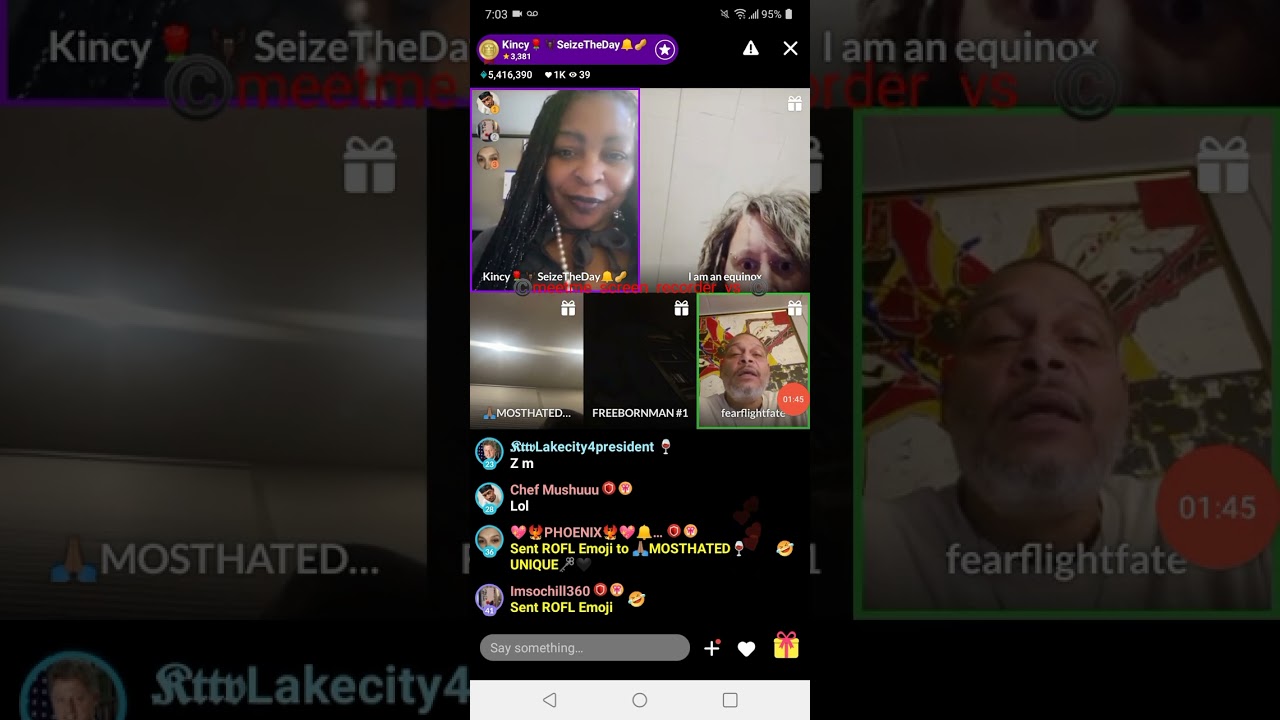 Seize the day stream is wild.