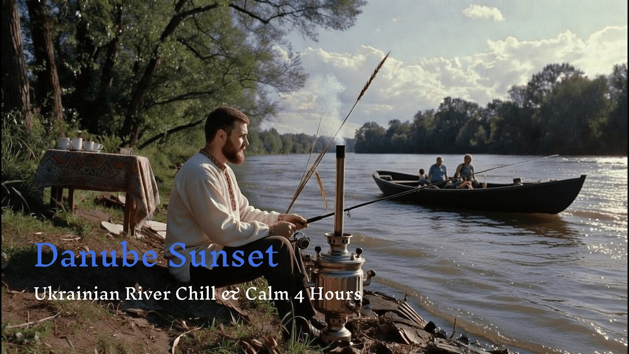 Danube Sunset | Ukrainian River Chill & Calm 4 Hours
