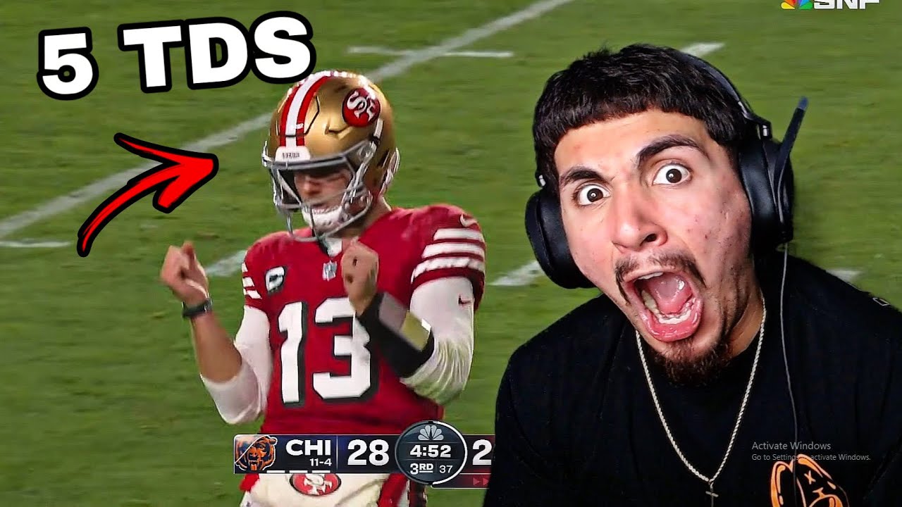 GLOCK PURDY IS HIM!!! Game Of The Year?!?! Bears vs 49ers Game Highlights | 2025 NFL Season Week 17