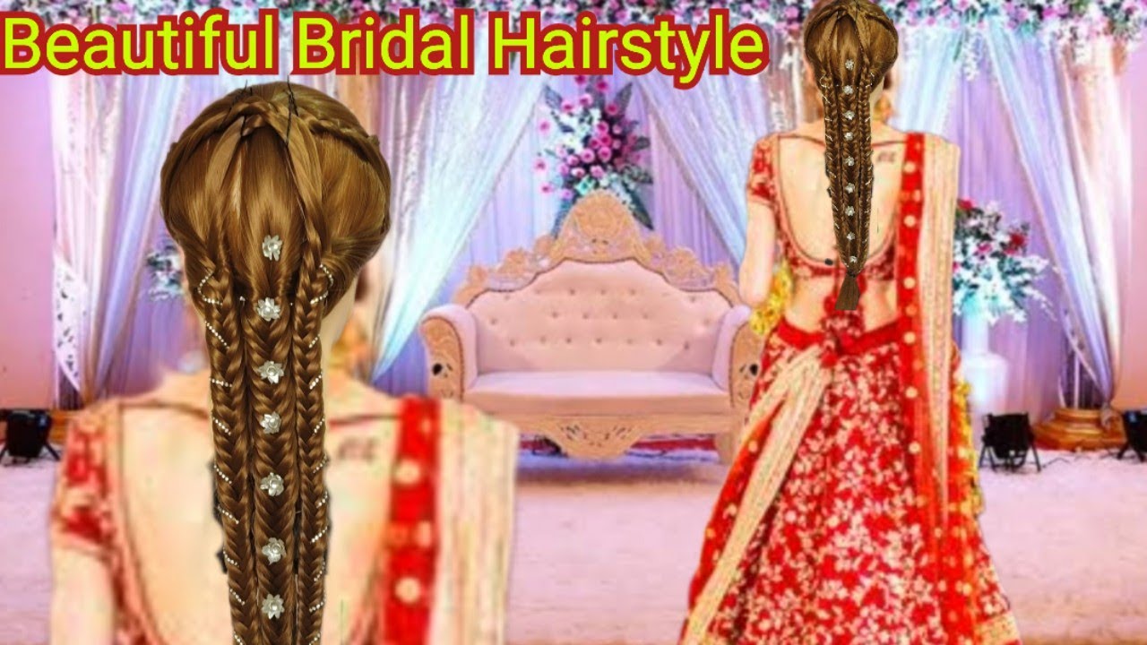 Most Beautiful and Latest Bridal Hairstyle/New Hair look for Engagement / Beauty and Beautiful ideas