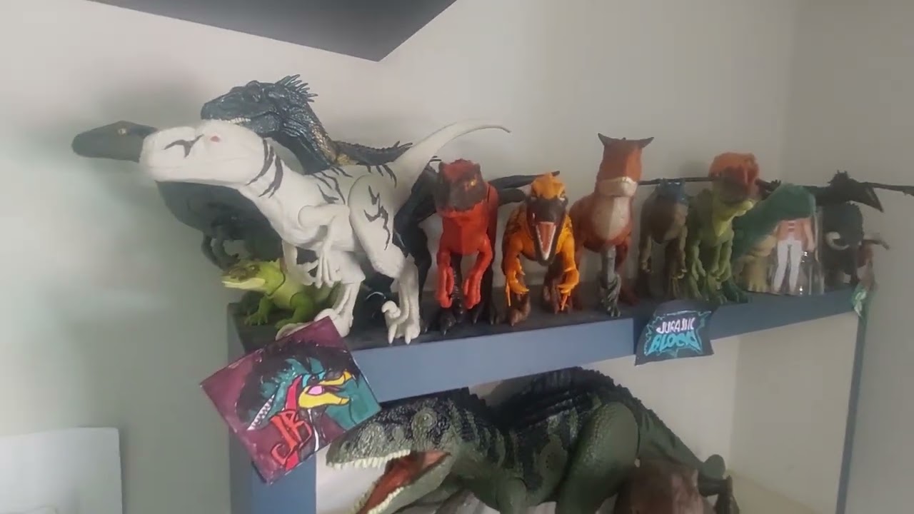 Review da minha coleção de dinossauros da mattel q eu adquiri em 2025!!!!!!