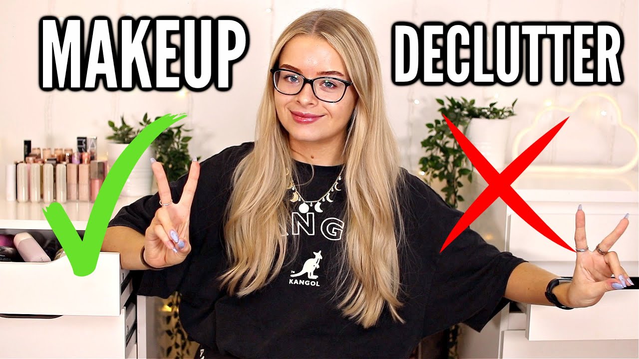 MAKEUP COLLECTION AND DECLUTTER