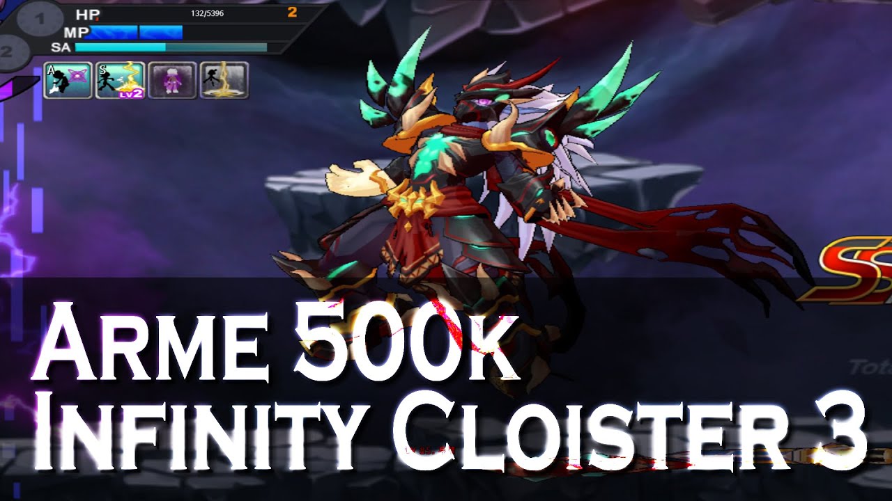 【Grand Chase Classic】 Arme - Infinity Cloister Stage 3 / 500k Cap (No Pots)