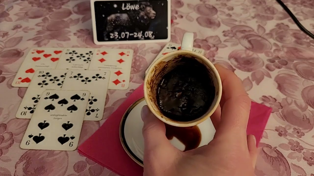 Löwe ♌️ Kaffeesatz ☕️ Skatkarten 