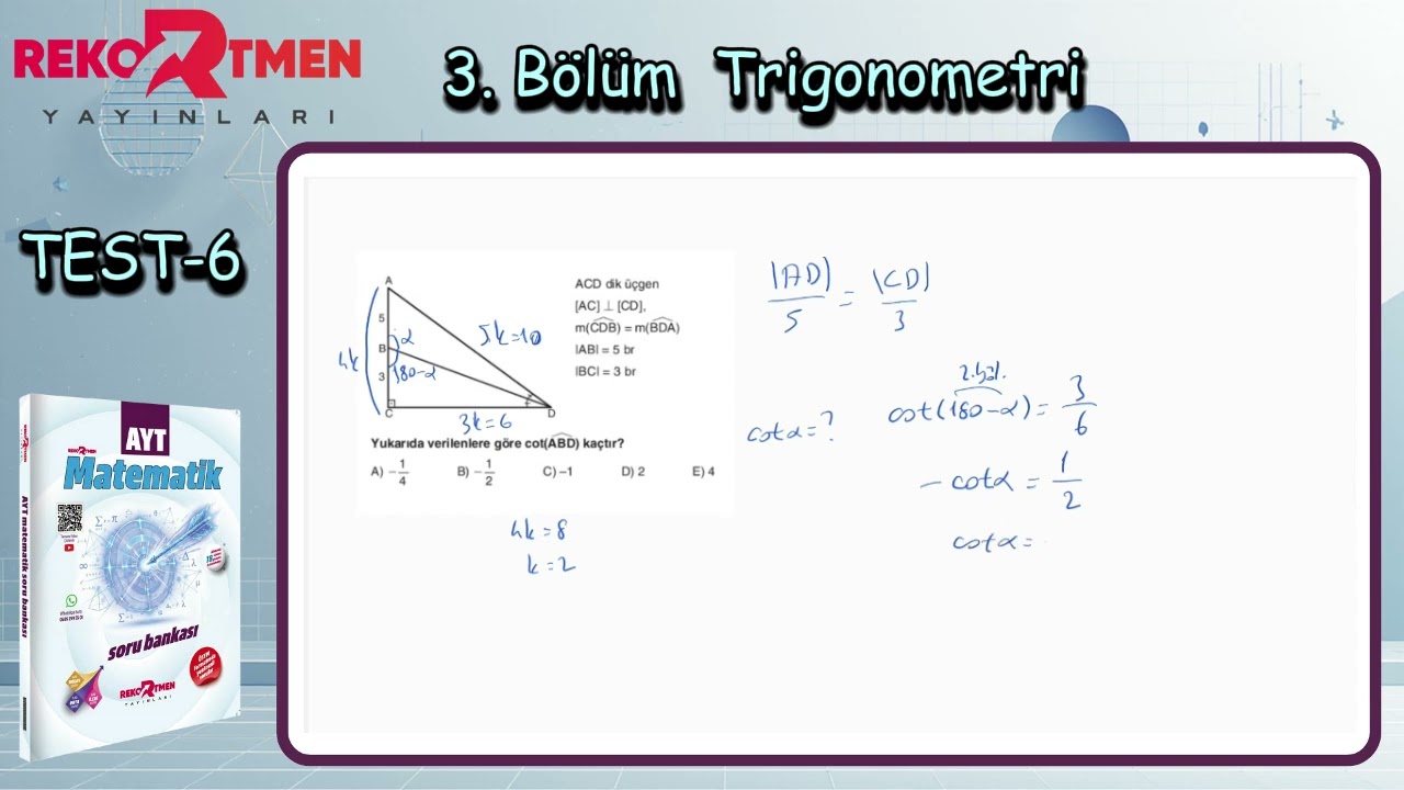 3. Bölüm Trigonometri Test 6