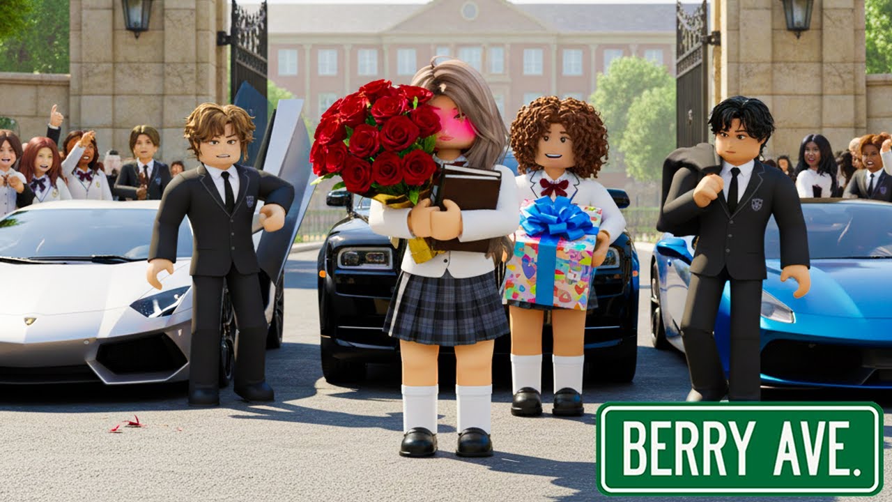The THREE Most Popular BILLIONAIRE In High School ALL Want Me?!💖Berry Avenue Story💖