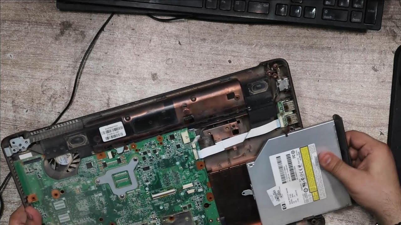 Hp Pavilion G61 disassembly and cleaning ┃ hp laptop disassembly