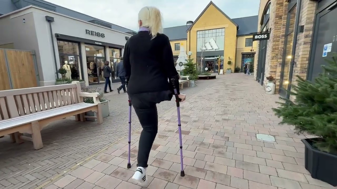 Amputee Alecia Christmas Shopping preview