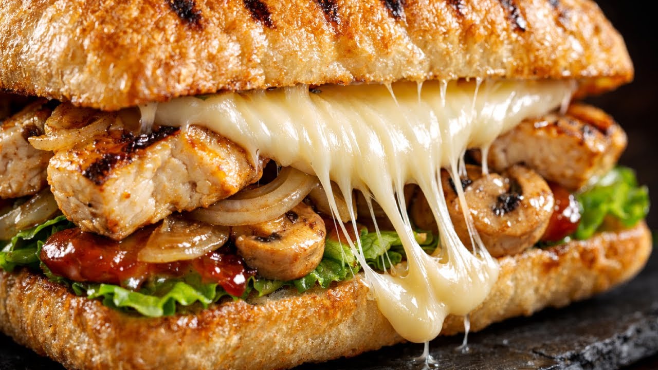 Panini sandwich Best Street Food in the world at home!