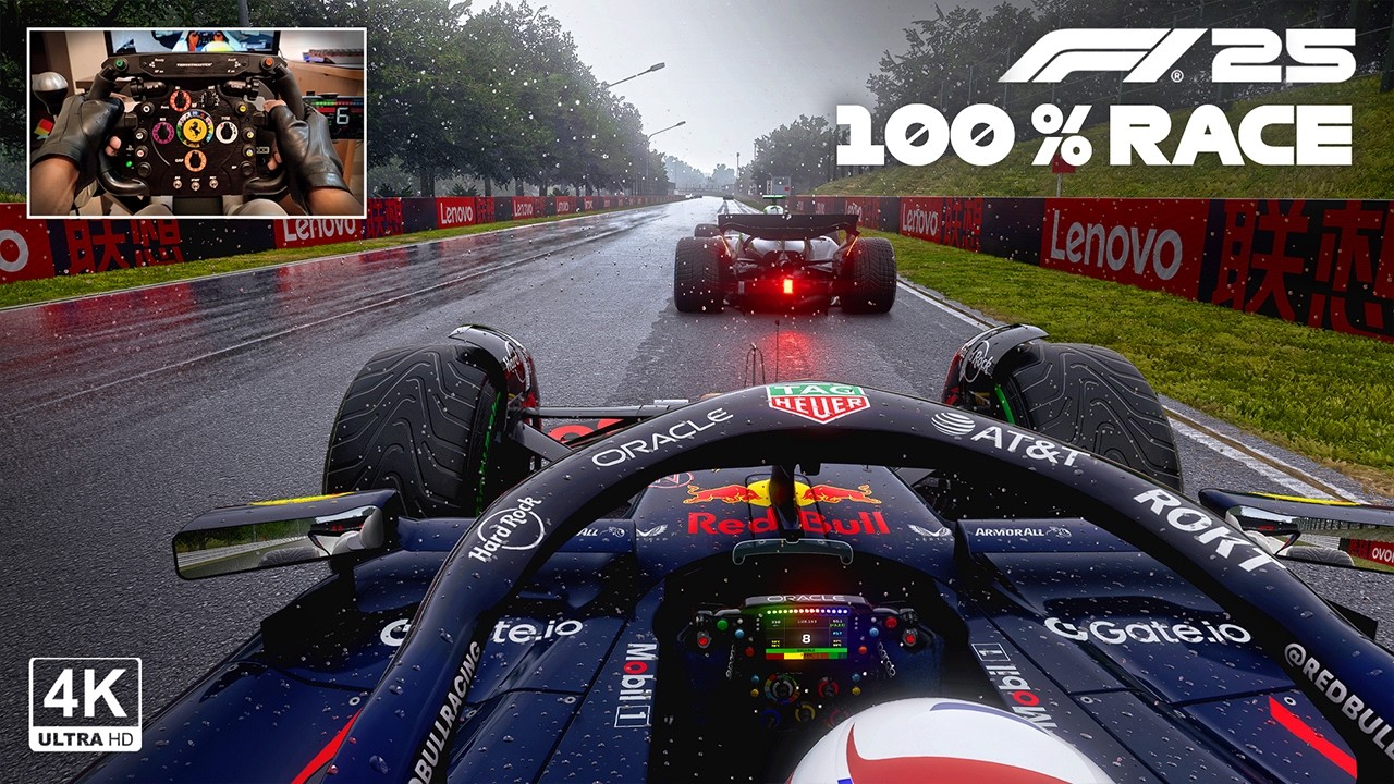 Yuki Tsunoda's Red Bull Racing RB21 - F1 25 MOD | Japanese GP 100% Race Steering Wheel Gameplay