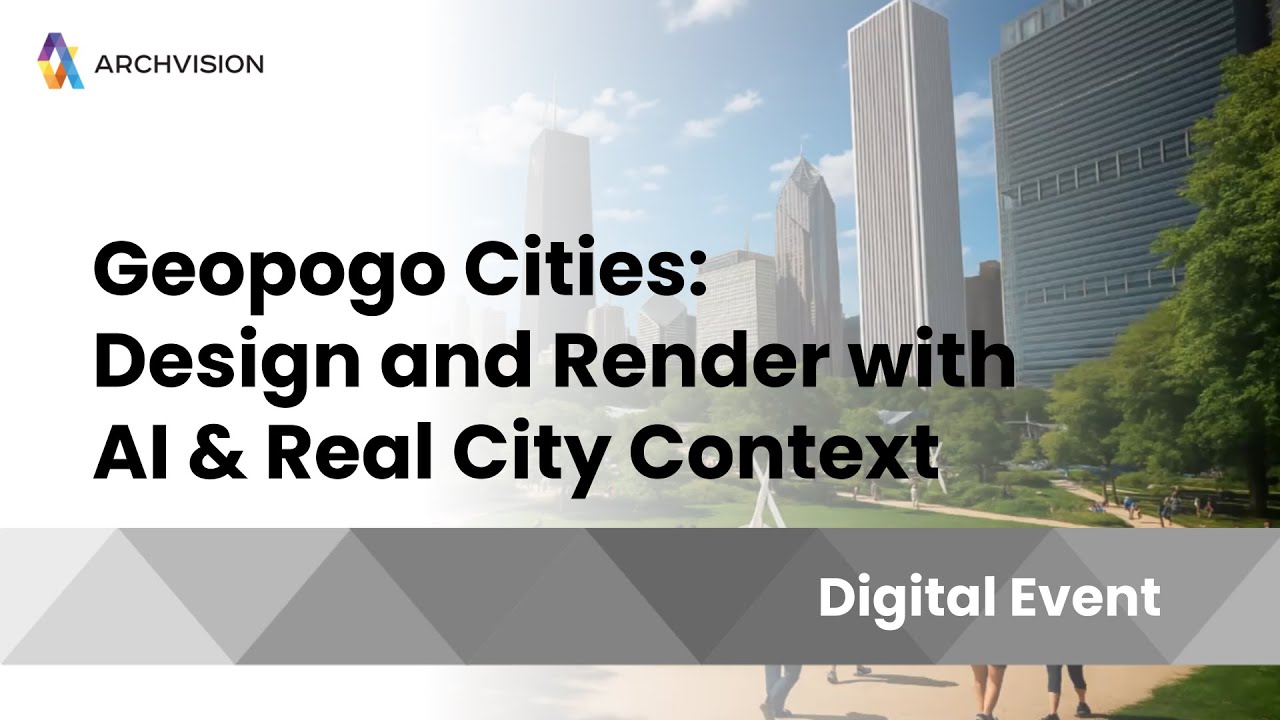 Geopogo Cities: Design and Render with AI & Real City Context