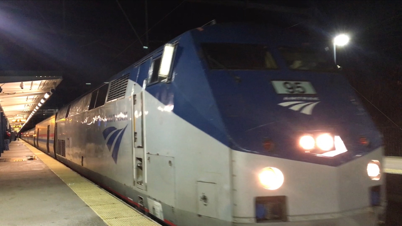 Late Night Trains At Route 128 with 67!