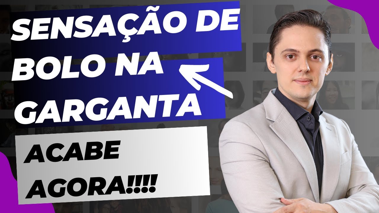 🔥ACABE AGORA com a Sensação de Bolo na Garganta. Dr.Renato Ponte Otorrino explica