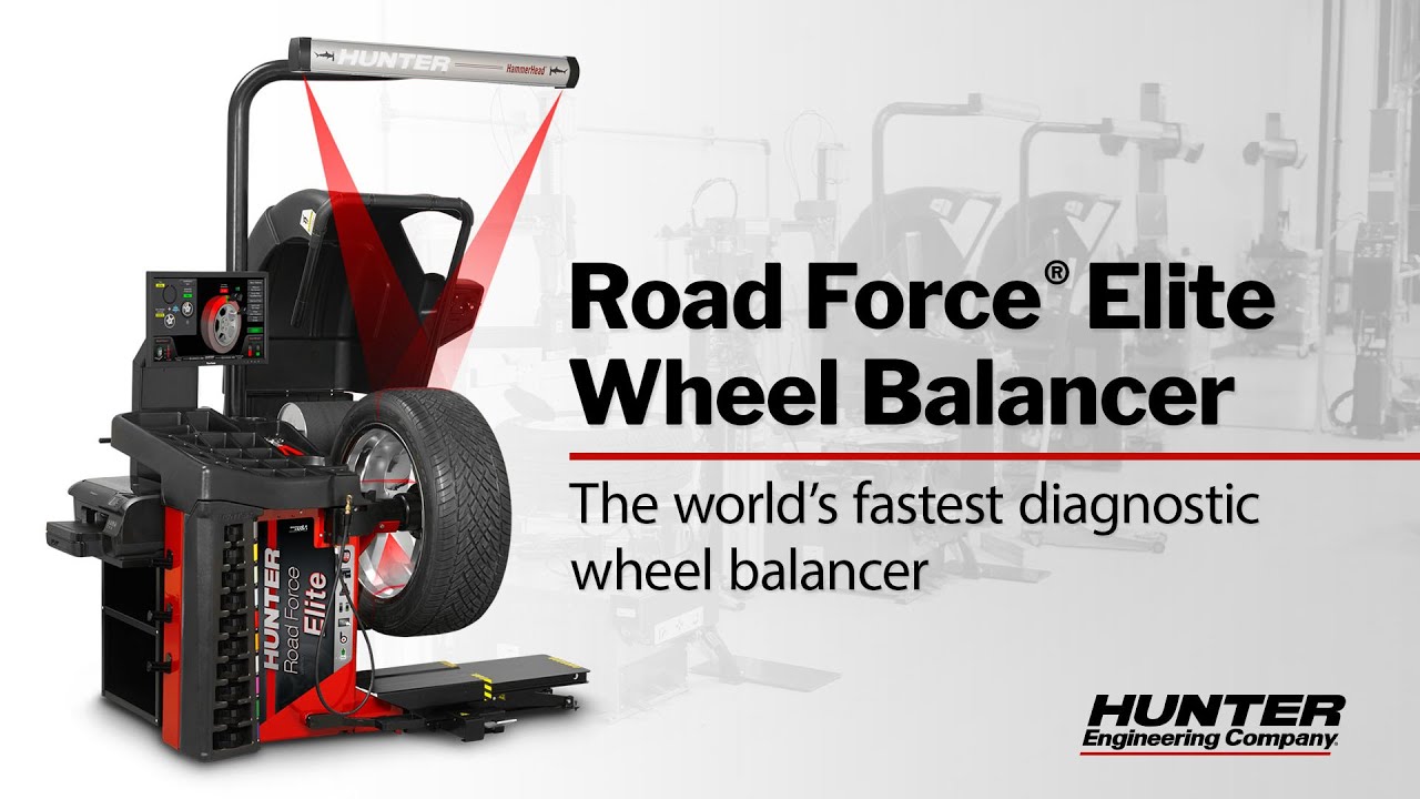 Road Force® Elite Diagnostic Wheel Balancer from Hunter Engineering