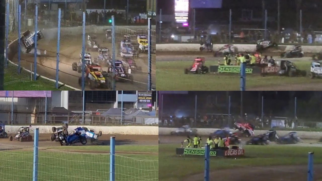 Midas International Midgets - Round 1 - Waikaraka Park Speedway - 26/12/23