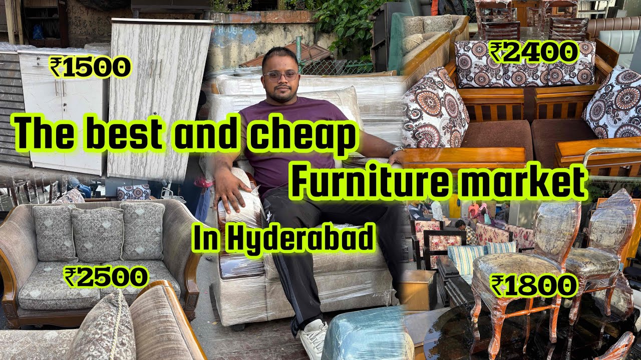 The Hyderabad biggest 😉Best 2hand Furniture Market in Hyderabad is so cheapest price 😯full details❤️