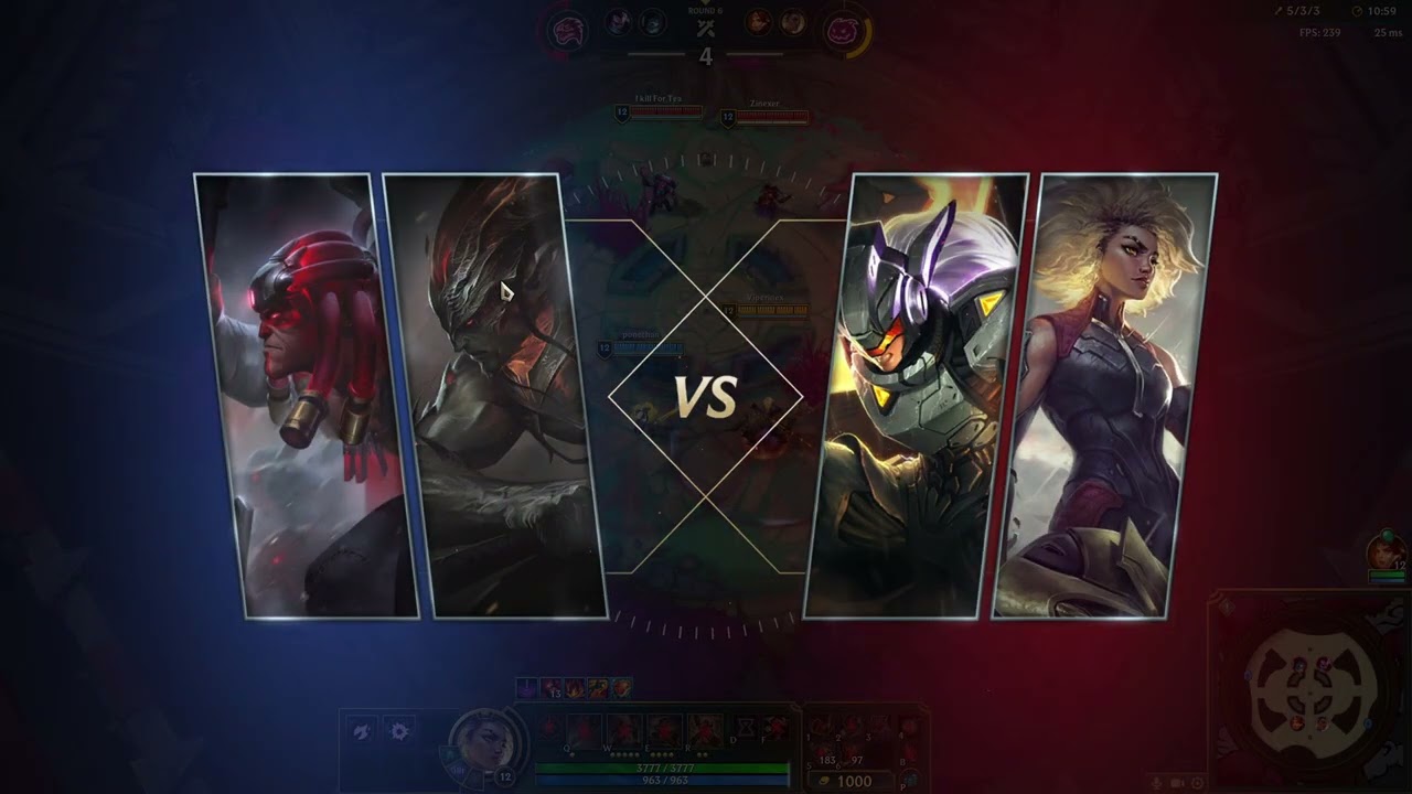 League of Legends ARENA - OP Rell Damage In ARENA Holy!