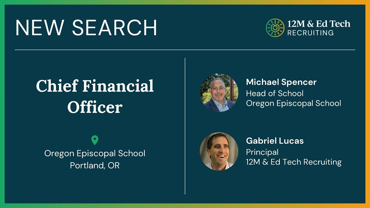 New Search - Interview with the Head of School at Oregon Episcopal School