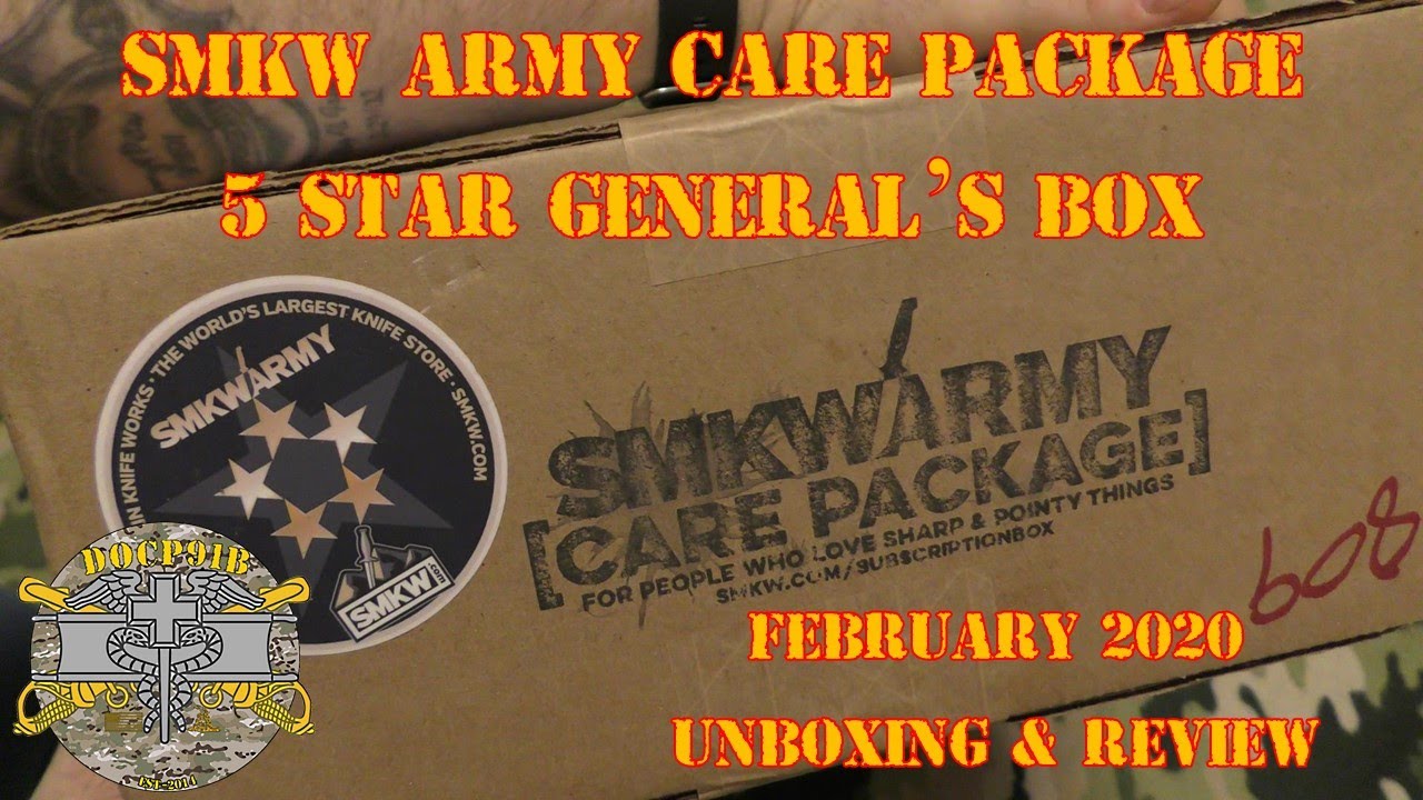 SMKW Army Care Package - 5 Star General's Box - February 2020 Unboxing & Review