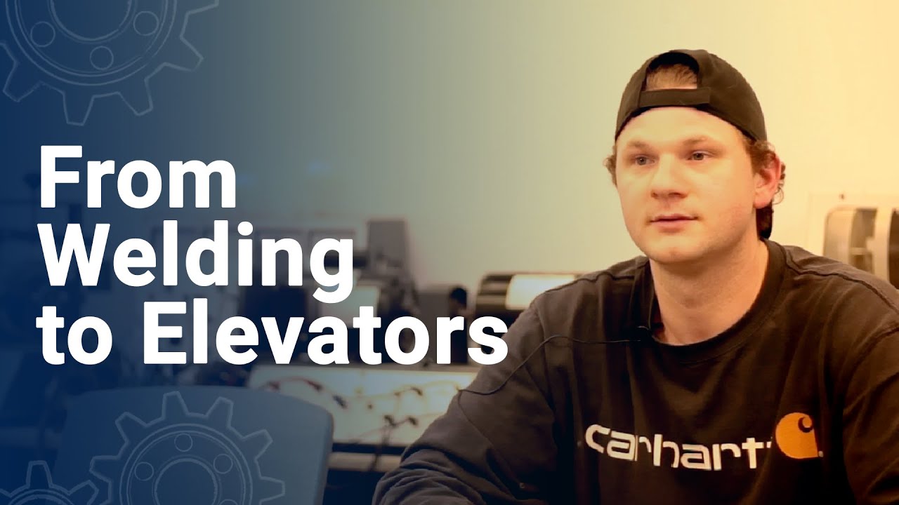 Meet Hunter Willard, certified welder and soon-certified Elevator Mechanic