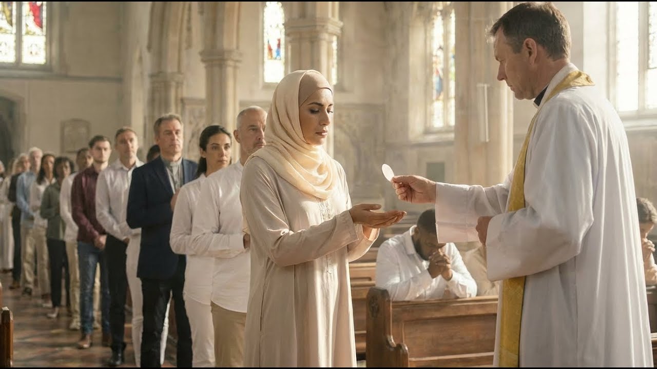 Muslim Woman Takes Holy Communion And What Happened At The Altar Will Shock You