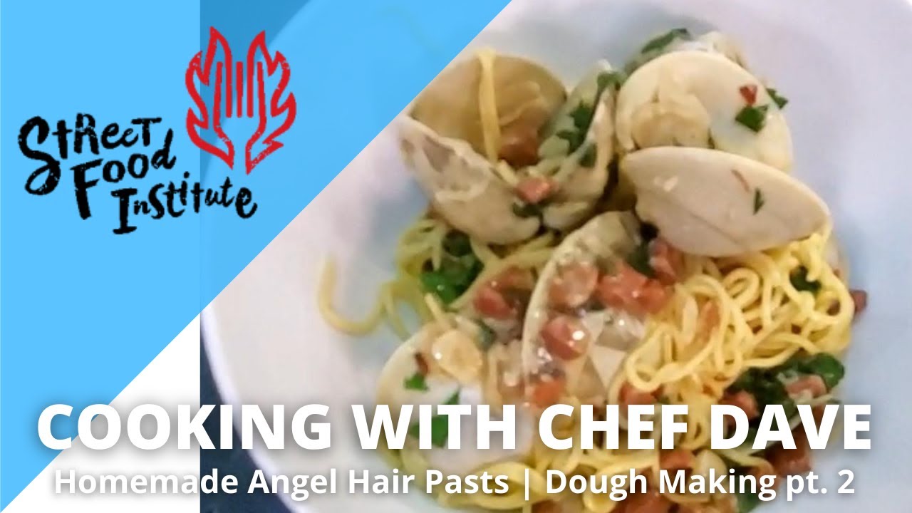 How to make homemade Angel Hair Pasta |  Dough making Part 2.