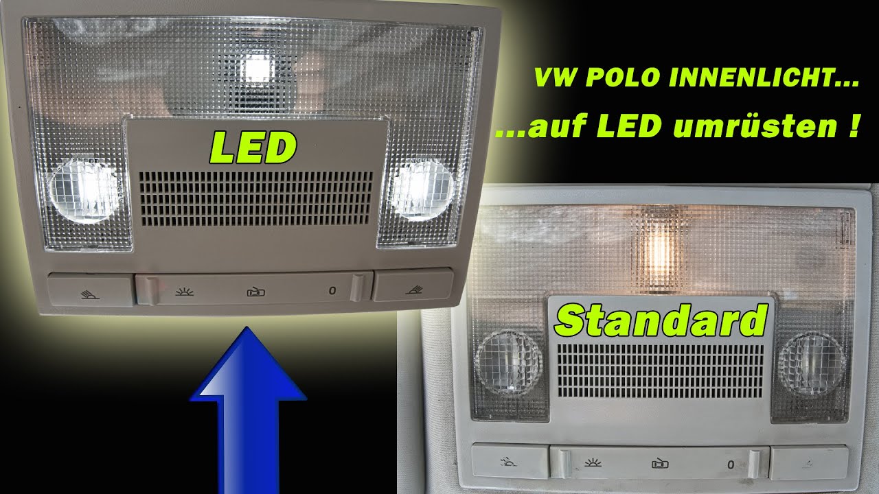 INNENLICHT AUF LED UMRÜSTEN ! | VW POLO 9N | PHILLIPS | mit Straßenzulassung! | TUTORIAL | FACTOREM