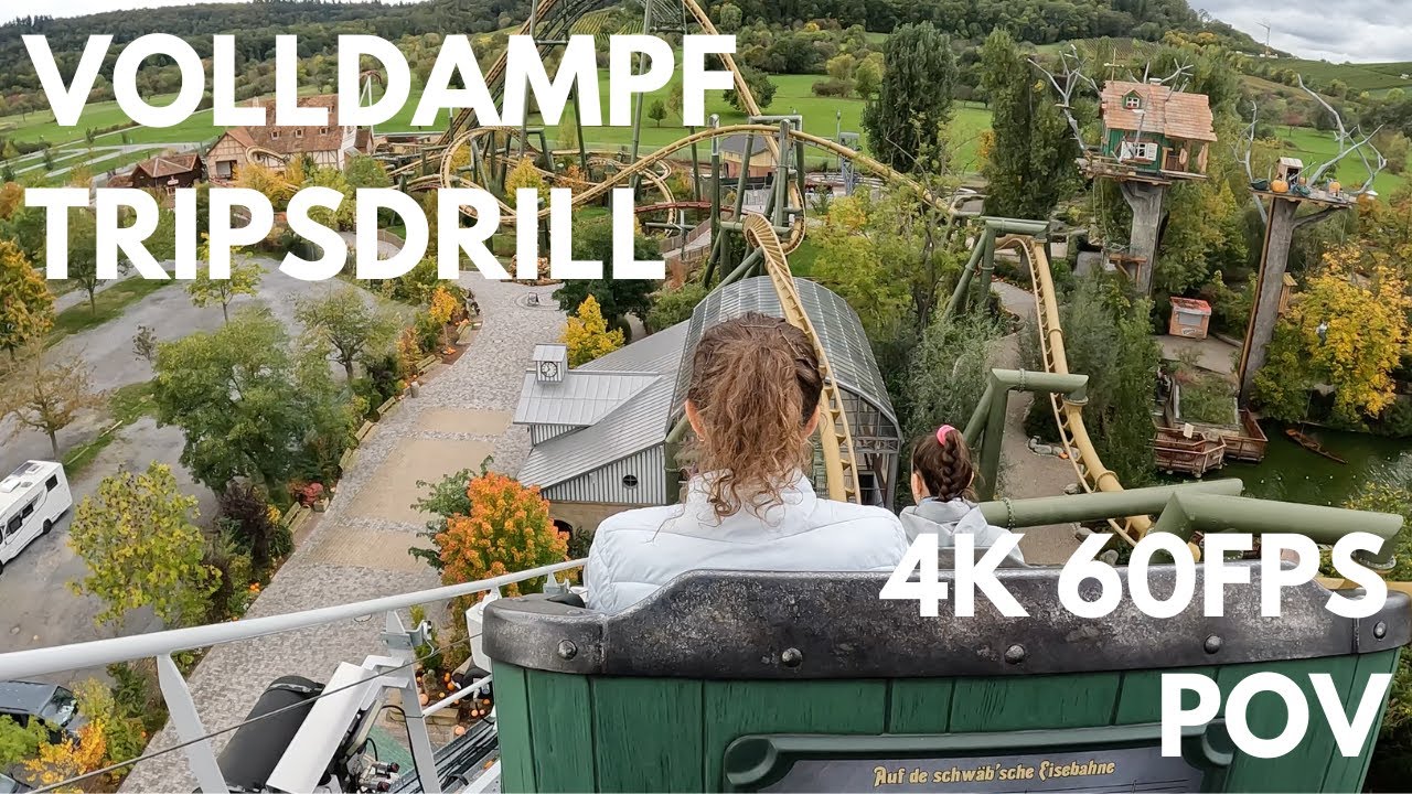 Volldampf POV 4K 60 fps  - Tripsdrill Germany 2024