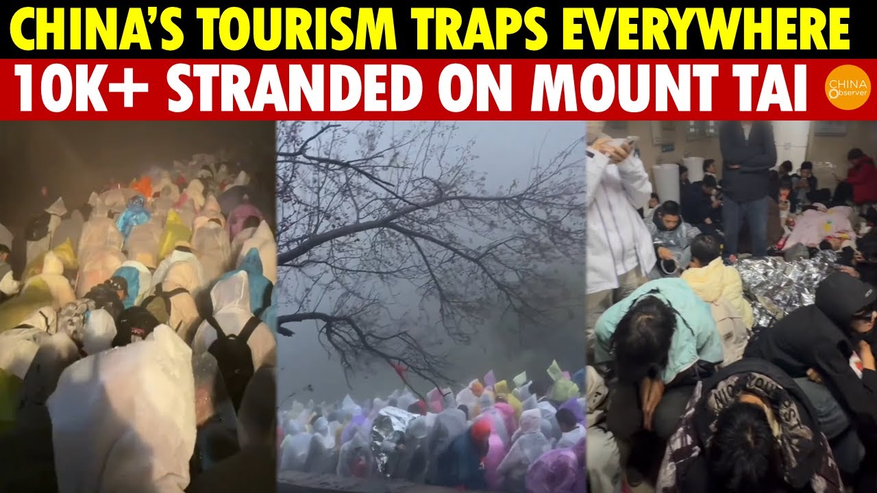 China&rsquo;s Tourism Traps Everywhere: 10K+ Stranded on Mount Tai, Toilets Packed with Overnight Tourists