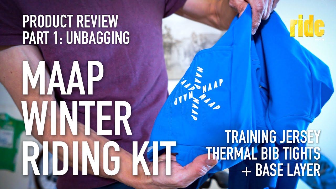 MAAP winter cycling outfit review (pt1 unbagging) – Training Jersey, Thermal Bib Tights + base layer