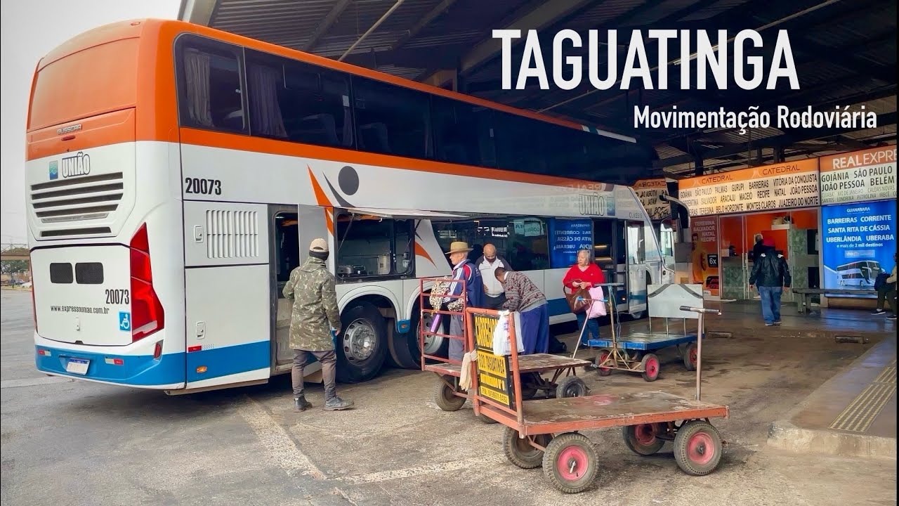 MOVIMENTAÇÃO RODOVIÁRIA EM TAGUATINGA: MANHÃ ENTRE 08:25 E 10:30