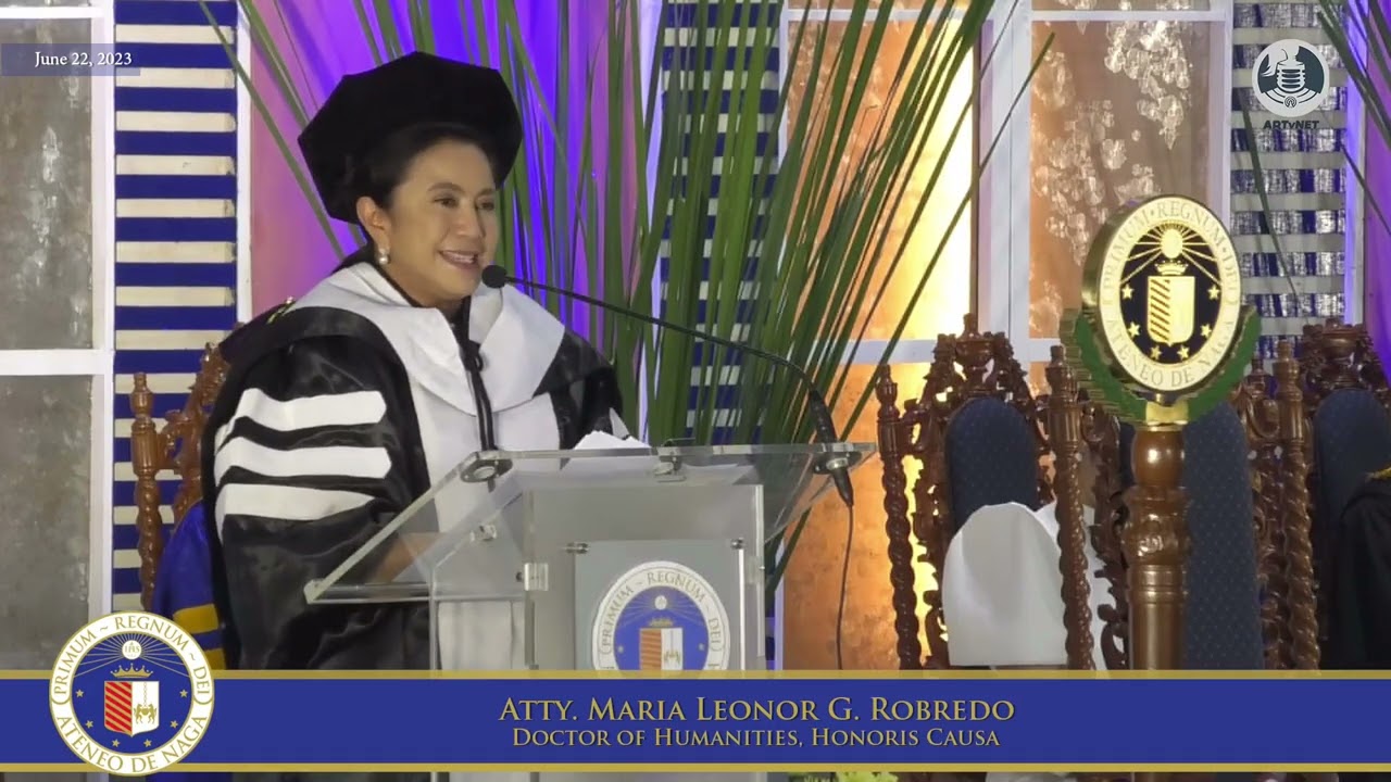 Speech at the Ateneo de Naga University Awards Convocation