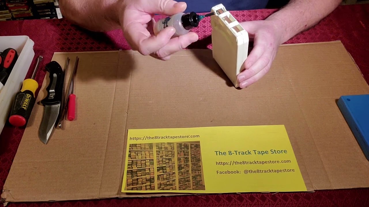 How To Open 8-Track Tapes:  GRT Module 8 Cartridges