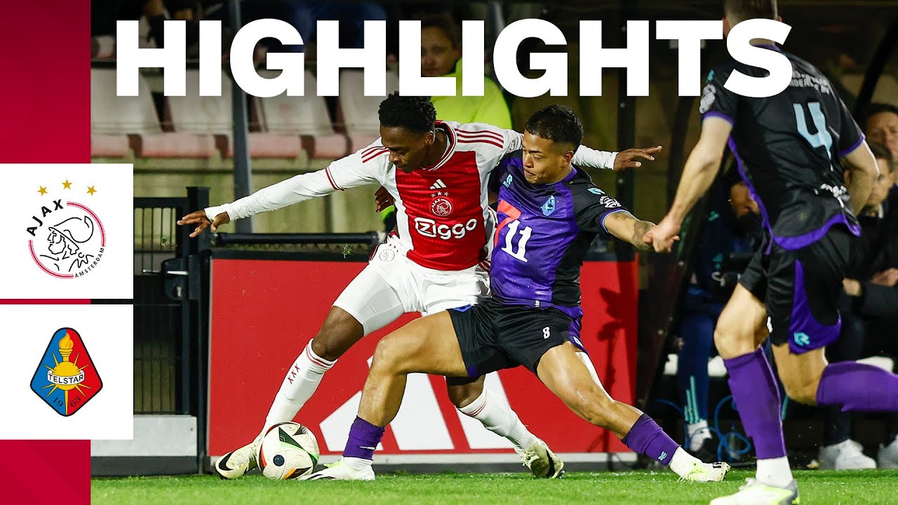Highlights Jong Ajax - Telstar | Keuken Kampioen Divisie