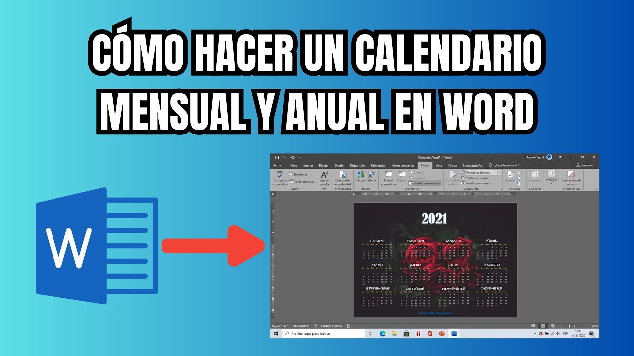 Cómo hacer un calendario mensual y anual en Word [PASO A PASO]