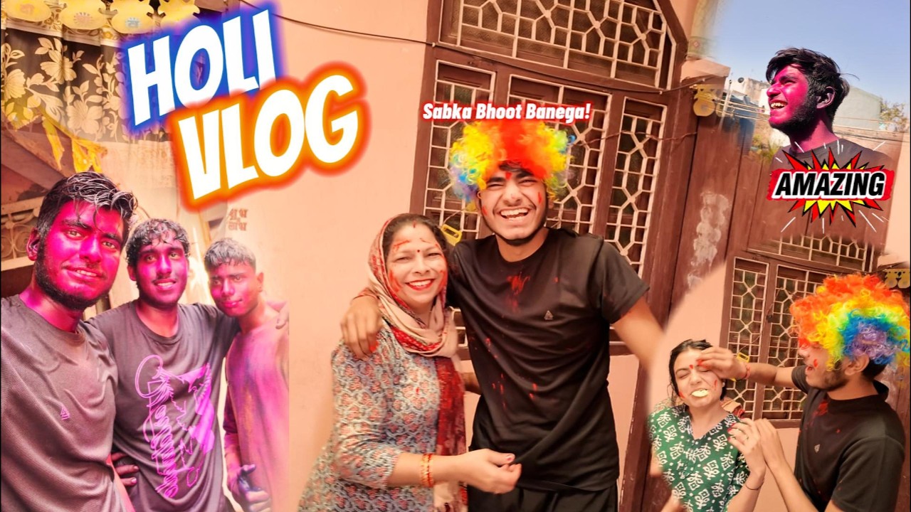 Holi Hai Tagda Maja Aa Gya🫟😍 | Bhoot Bna Diya Sabka 🔥🤡| KUNAL SHARMA |