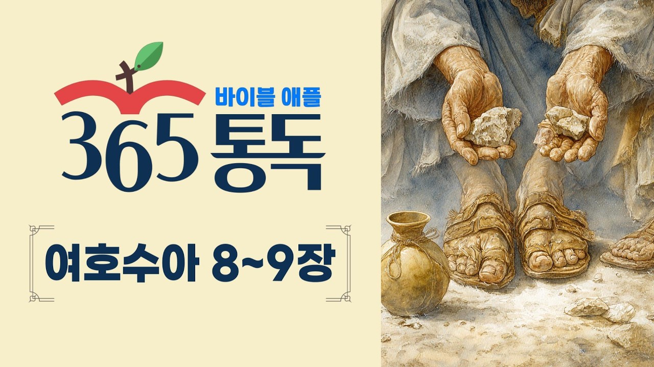 [성경통독 72일차] 한 편의 이야기처럼 읽는 바이블 애플 365통독 | 여호수아 8 ~ 9장