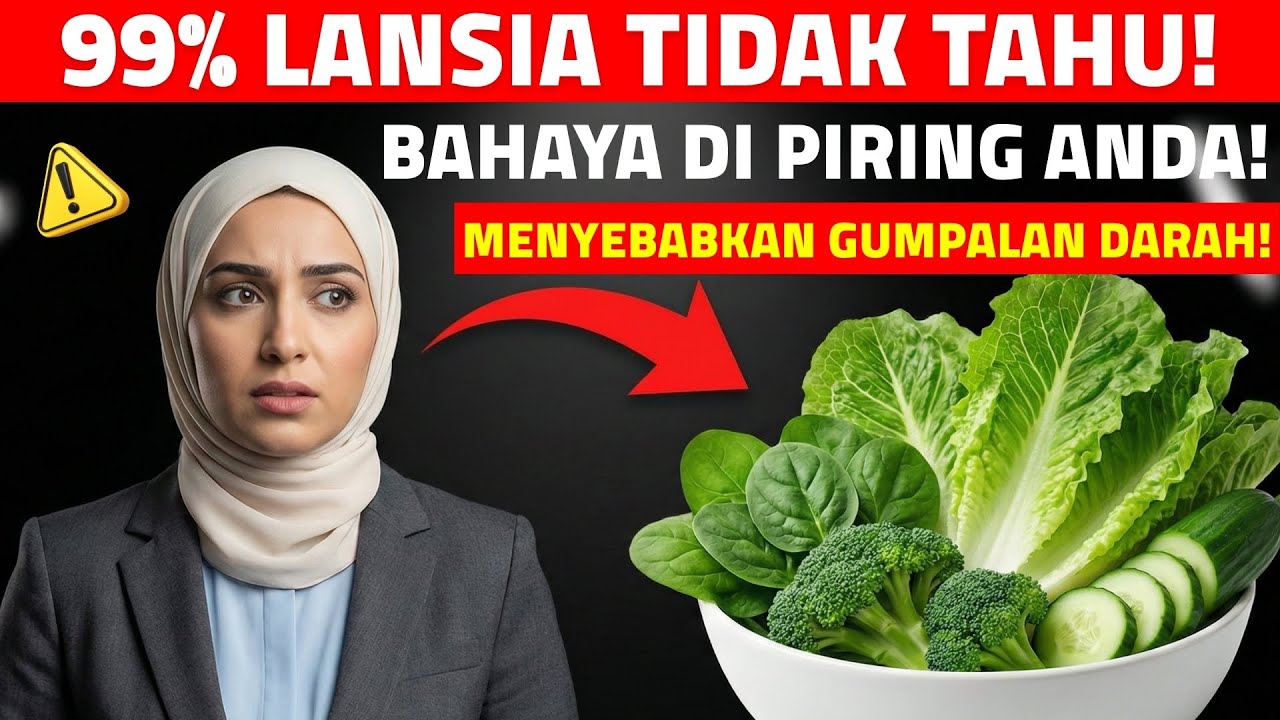 Lansia Wajib Tahu! Sayuran Ini Bisa Picu Stroke Tanpa Gejala ⚠️