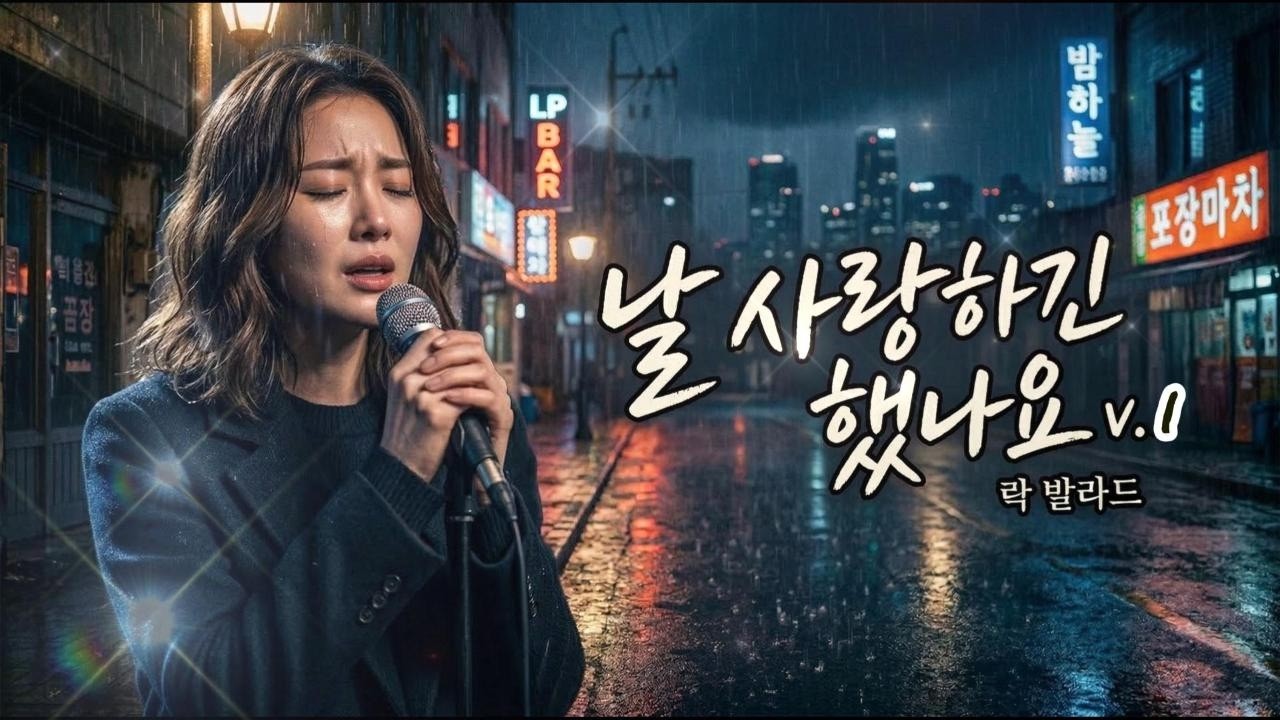 날 사랑하긴 했나요 v.1 (감성팝발라드, 락발라드, 슬로우락)