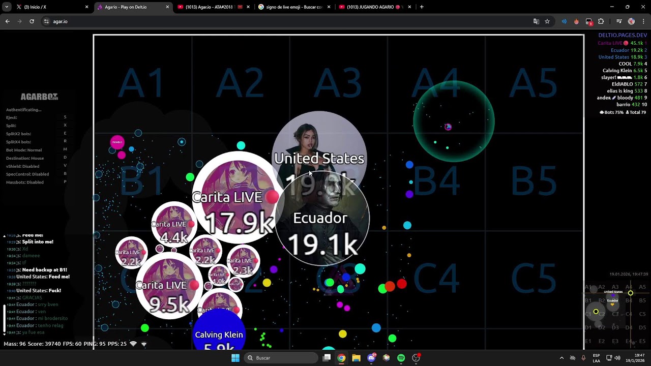 JUGANDO AGARIO  🔴 VDISCOR DESCRIPCION