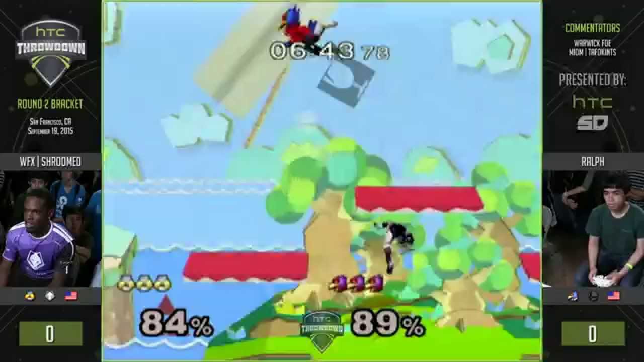 HTC Throwdown - R2 Bracket: WFX|Shroomed (Sheik) vs Ralph (Falco)